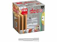 TOX Allzweckdübel mit Kragen Deco 10 x 66 mm, Dübel für fast alle Baustoffe,...