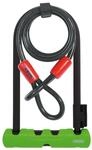 ABUS B&uuml;gelschloss Ultra 410 + SH34-Halterung + Sicherungskabel Cobra 10/120 -