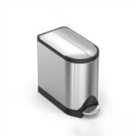 simplehuman CW1899 10 Liter, schmetterling Treteimer, kleiner M&uuml;lleimer Bad