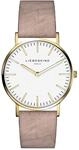 Liebeskind Damen Analog Quarz Uhr mit Lederarmband