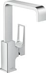 hansgrohe Waschtischarmatur Metropol, Wasserhahn Bad mit Auslauf H&ouml;he 230 mm, mit