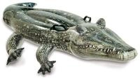 Intex 57551NP - Aufblasbares Reittier Alligator, Vinyl, Gr&uuml;n, 170x86 cm