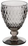 Villeroy & Boch Boston Coloured Wei&szlig;weinglas Smoke, 230 ml, Kristallglas, Grau