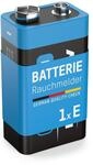 ANSMANN Rauchmelder Extrem Lithium Batterie 9V E-Block, 1 St&uuml;ck,