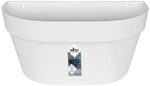 elho Loft Urban Wandampel 40cm Balkonkasten - Weiss | L 19.8 x B 39.3 x H 18.8 cm 
