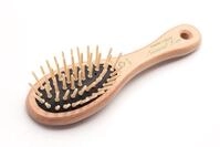 Natur-Haar-B&uuml;rste Holz Fripac-Medis Natural Line Oval, 6-reihig, zum t&auml;glichen