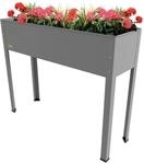 Bio Green Metall-Hochbeet &bdquo;Freising XL f&uuml;r Balkon und Terrasse | Pflanzkasten f&uuml;r
