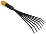 Fiskars Kleinf&auml;cherbesen, Werkzeugkopf, Mit 7 Zinken, Breite: 12 cm