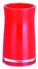 Spirella Zahnputzbecher Zahnbürstenhalter Sydney 6,5x12,5 cm Rot