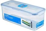 LocknLock PP Classic Vorratsdose mit Ablaufgitter | 2 L | 27,8 x 11,5 x 10,3 cm...