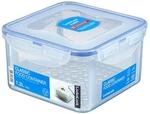 LocknLock PP Classic Frischhaltedose mit Serviereinsatz, 1,2 L, 155 x 155 x 87...