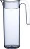Mepal Wasserkaraffe Flow 1.5 L, Kunststoff, Klar, 179 x 10.8 x 29 cm