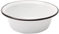 Kr&uuml;ger Sch&uuml;ssel Weiss, 24 cm, Wei&szlig;-schwarz | F&uuml;r Salate, Teige & Servieren 