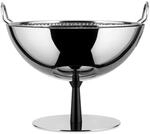 Alessi Obstschale/Sieb aus Edelstahl Fu&szlig; aus Aluminium, anthrazit