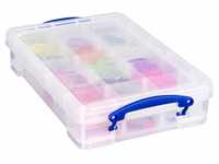 Really Useful Box 4 Liter mit Hobby Tablett, transparent