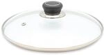Glasdeckel Diamant mit Edelstahlschutzrand, &Oslash; 28 cm, Silber-schwarz |...
