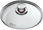 WMF Quality One Topfdeckel 24 cm, Glasdeckel mit Metallgriff, hitzebest&auml;ndiges Glas,