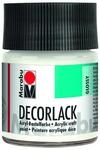 Marabu 11300005070 - Decorlack Acryl Wei&szlig; 070, 50 ml, hochgl&auml;nzender...