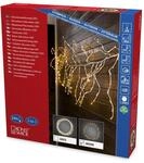 Konstsmide LED Dekoration, variabel als Lichterkranz/Lichtergirlande, braun, 240 warm