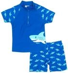 Playshoes zweiteilig Schwimmshirt Badeshorts Badebekleidung Unisex Kinder,Hai,98-104