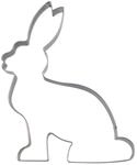 St&auml;dter Ausstechform Hase sitzend 9 cm aus rostfreiem Edelstahl,