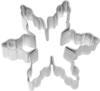 Birkmann 1010694310 Ausstechform Schneeflocke, Kunststoff, Grau, 5 x 3 x 2 cm