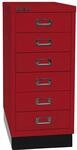 BISLEY MultiDrawer, 29er Serie mit Sockel, DIN A4, 6 Schubladen, Metall, 670