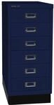 BISLEY MultiDrawer, 29er Serie mit Sockel, DIN A4, 6 Schubladen, Metall, 639