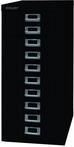 BISLEY MultiDrawer, 29er Serie, DIN A4, 10 Schubladen, Metall, 633 Schwarz, 38...