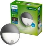 PHILIPS Capricorn LED Au&szlig;en-Wandleuchte mit Bewegungsmelder, Anthrazit | 700...
