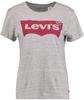 Levi's Damen T-Shirt, The Perfect Tee, Grau (Better Batwing Smokestack...