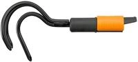 Fiskars Grubber, Ger&auml;tekopf, L&auml;nge: 33 cm, Breite: 9 cm, Karbonstahl-Zinken,