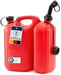 h&uuml;nersdorff ECO Doppelkanister / Kombikanister f&uuml;r Kraftstoff und &Ouml;l mit zwei
