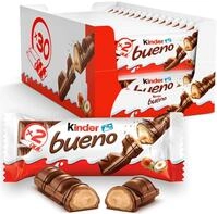 Kinder bueno Schokoriegel | 30 Packungen mit je 2 Einzelriegeln (30 x 43 g)