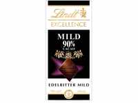 Lindt EXCELLENCE Mild 90 % Kakao - Milde Edelbitter-Schokolade | 100 g Tafel |...