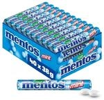 Mentos Kaubonbons Mint, Dragees mit Pfefferminz-Geschmack f&uuml;r frischen Atem,