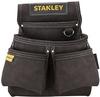 Stanley STST1-80116 Werkzeug- und Hammertasche aus Leder, doppelt mit Nieten