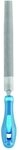 PFERD Werkstattfeile Halbrund-spitz, 150mm, halbrund-spitze Feile, Kreuzhieb H2...