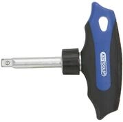 KS Tools 151.1109 1/4" ERGOTORQUEmax T-Griff-Knarre, 45 Zahn