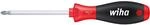Wiha Schraubendreher SoftFinish&reg; Pozidriv mit Rundklinge (00770) PZ1 x 80 mm