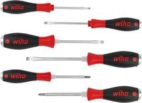 Wiha Schraubendreher Set mit Schlagkappe SoftFinish&reg; (21250) 6 tlg. I