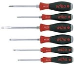 Wiha Schraubendreher Set mit Schlagkappe SoftFinish&reg; (21251) 6 tlg. I