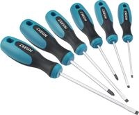 HAZET Schraubendreher-Satz 810/6 I 6-teiliges Werkzeug-Set, Abtrieb: Schlitz-...