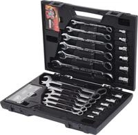 KS Tools 503.4960 GEARplus RINGSTOP-Ratschenringmaulschl&uuml;ssel-Satz, 30-tlg mit