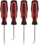 KS Tools Splintentreibersatz, hochglanz verchromt, 4-tlg Hakenwerkzeug-Satz