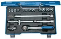 GEDORE Steckschl&uuml;ssel-Satz 3/8 Zoll, 17-teilig 6-kant 6-19 mm, 1 St&uuml;ck, 30 GMU-3