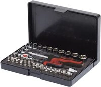 KS Tools 918.0640 1/4 Zoll CHROMEplus Steckschl&uuml;ssel-Satz | inklusive