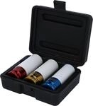 KS Tools 515.1005 1/2" Alu-Felgen Kraft-Stecknuss-Satz, 3-tlg