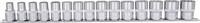 KS Tools 911.1285 1/2" 12-kant-Stecknuss-Satz, 15-tlg., 10-24mm