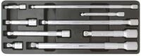 KS Tools 918.0009 1/4"+3/8"+1/2" CHROMEplus Kipp-Verl&auml;ngerungs-Satz, 9-tlg.